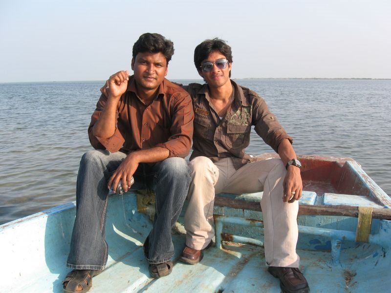 santhosh and his best friend praveen